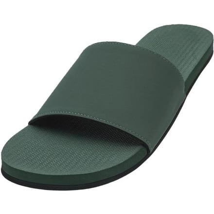 Indosole Essential Slide   Blad Pantoffel Essential Slide - Leaf (M10-11) black