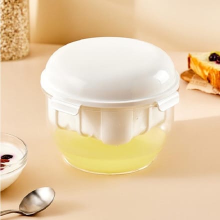 1 Stuks Yoghurtzeef Herbruikbare Koffie Yoghurt Filter Maker Zelfgemaakte Yoghurt Sojamelk Kaas Wei Afscheider Afdruipzeef white