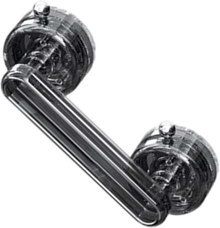 Badkamer Steun - Veiligheidshandgreep Douche - Extra Stabiliteit - Zuignap Bevestiging - 196 cm Lengte - Transparant Grijs