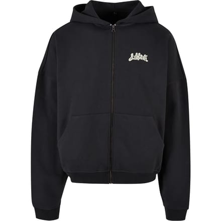 Hooded sweatshirt met rits Lost Youth Flower Waves