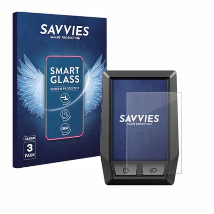 3 Stuks Savvies Screenprotector - geschikt voor Bosch Kiox - beschermfolie glas transparant