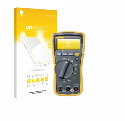 upscreen - Screenprotector voor Fluke MultiMeter 115 - Folie Beschermfolie Beschermglas matte