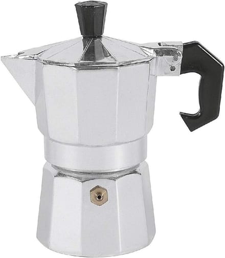 Aluminium espressokoker voor 1 kopje – Traditionele espresso bereiding