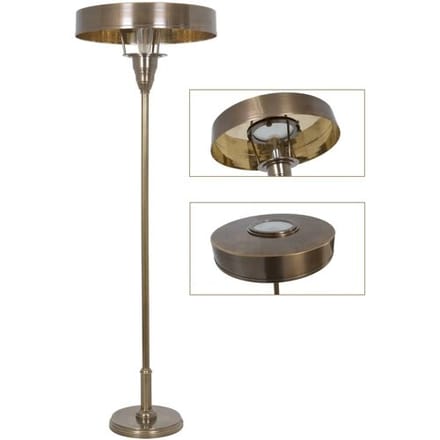 KS Verlichting Vloerlamp Auriol Antiek Messing