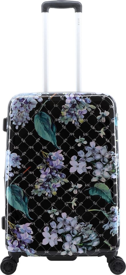 ELLE Floret Harde Reiskoffer 68 cm - Medium - Zwart - Zwart / Medium