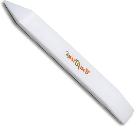 Teflon Bot Vouwer - Papier vouw tool - Papier knutselen - Niet-klevend oppervlak - 2.95 x 1.95 Inches - Wit