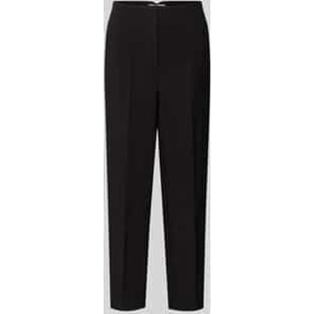 High waist stoffen broek met viscose, model 'RAVEN LIFE'