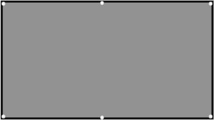 Projectiescherm - Beamerdoek - Thuisbioscoop Creëren - Omgevingslicht Absorberend - 100 Inch - Grijs