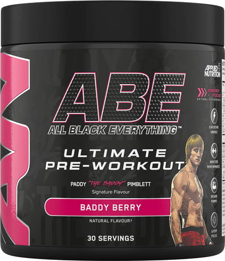 Applied Nutrition - ABE Ultimate Pre-Workout - Baddy Berry - 390G - Met Tshirt