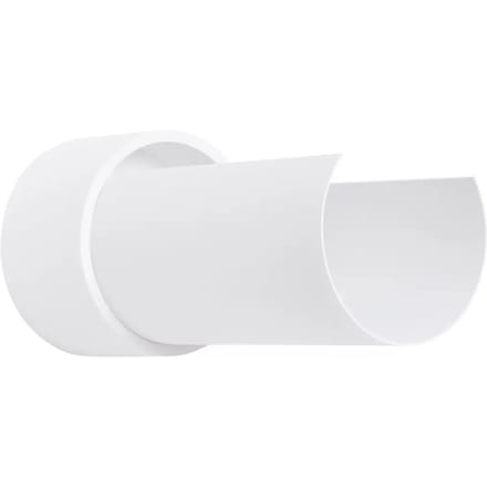 Sollux Lighting Wandlamp Flash - E27 - wit - staal - 21x10x10cm
