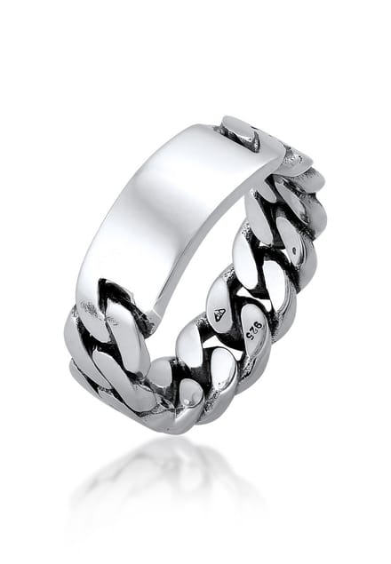Kuzzoi heren menring 925 zilver 66 Zilver 88390725