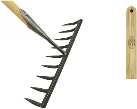 Zaadhark 9-tands deWit steel 170cm