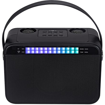 Haut-parleur multifonction sans fil Subwoofer BT Audio Son surround 8D Subwoofer puissant Multiple noir