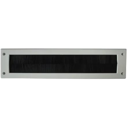 Sencys Brievenbus Brievenbusplaat Met Tochtborstel - Abs - Wit - 1x41x8cm