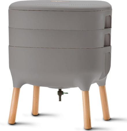 Plastia Wormenbak - Worm Composter - Antraciet