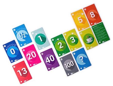 Planning Poker Kaarten Set - 4 Decks voor Agile Scrum en Taakplanning