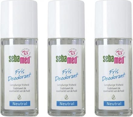 Sebamed Deodorant Spray Neutraal - 3x75ml