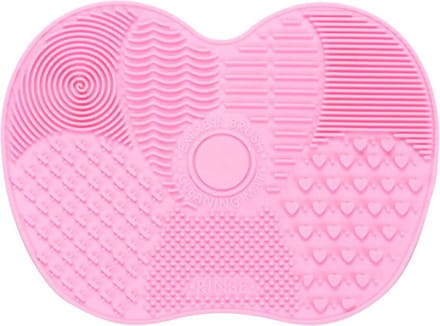 DW4Trading Reinigingsmat Voor Make-up Kwasten - Roze
