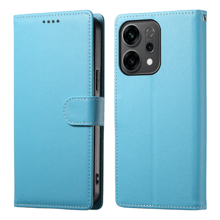Mocaa Oppo Reno14 F(S) 5G Slim-Fit Bookcase Lichtblauw