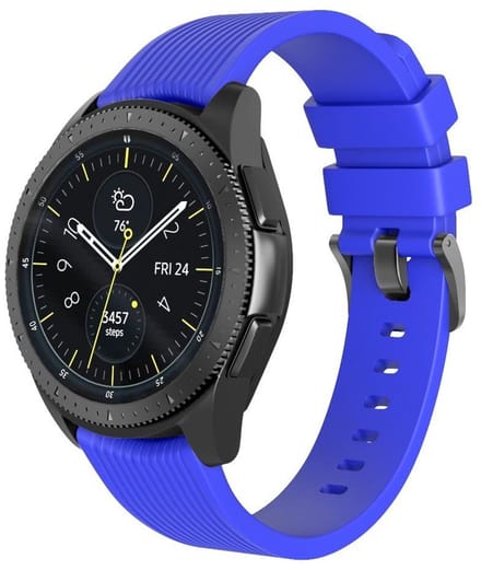 Smartwatch bandje - Samsung Galaxy Watch 42mm - blauw siliconen