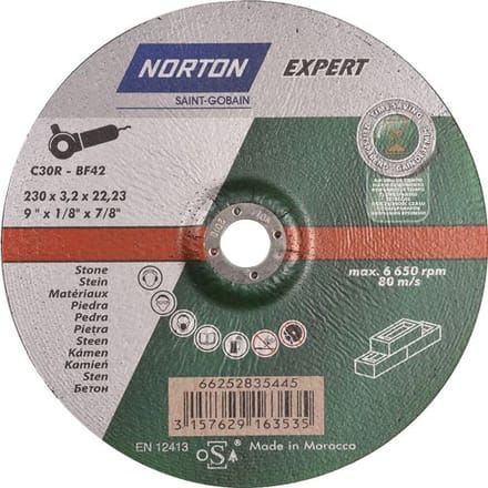 Symantec Norton Expert doorslijpschijf steen 230x3,2x22,23mm
