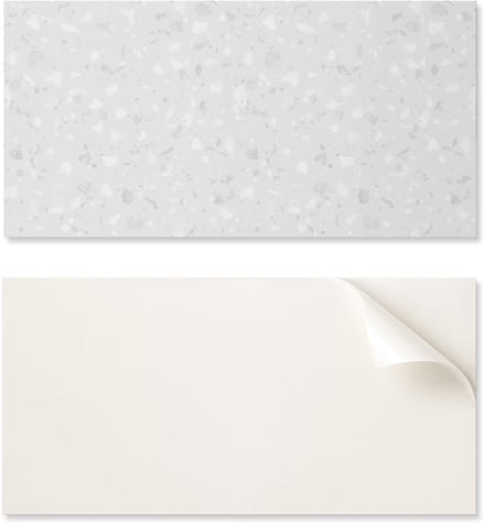 Zelfklevend PVC-eetkamerpaneel met afbeelding, 100x50 cm, abstract terrazzo-patroon
