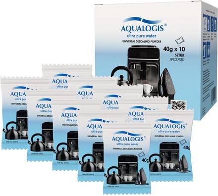 Aqualogis ADS2 - Ontkalker in Sachets - 10x 40g - Organische Verbinding