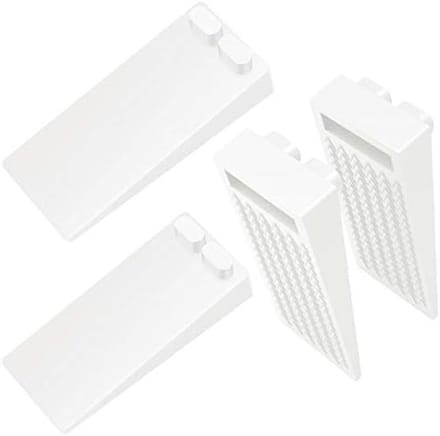 Set van 4 rubberen deurstoppers - antislip, verstelbaar, geschikt voor harde vloeren