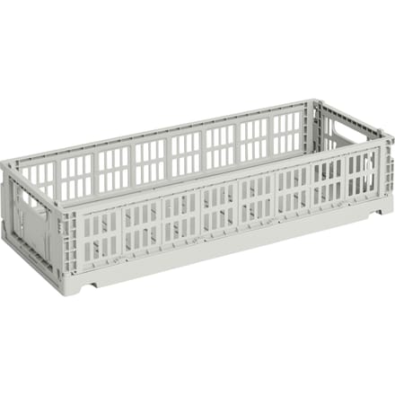 HAY Kleurkrat Mand Mini Langwerpig - HAYCrateGrey