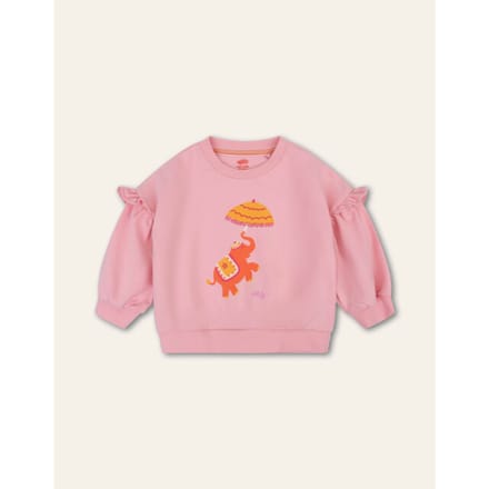 Oilily Hibiscus Sweater- maat122/7yr Candy Roze