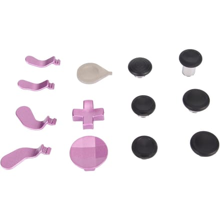 Vervangende Thumbsticks Kit Gevoelige Magnetische Metalen Thumbsticks voor Xbox One Elite Series 2 Zilver paars