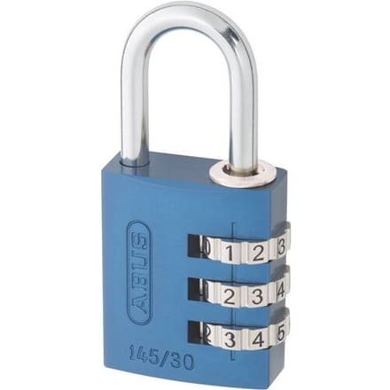 ABUS ABVS46614 Hangslot 31.5 mm Blauw Cijferslot