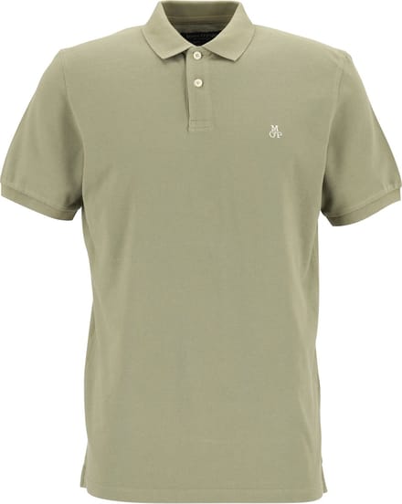 Marc O'Polo regular fit polo - heren poloshirt - olijfgroen