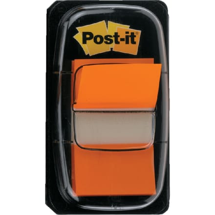 Post-itÂ® Index Standaard, Oranje, 25.4 x 43.2 mm, 50 Tabs/Dispenser