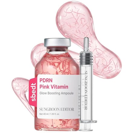 [SUNGBOON EDITOR] Ampoule Éclat Rose Vitamine PDRN 40ml white