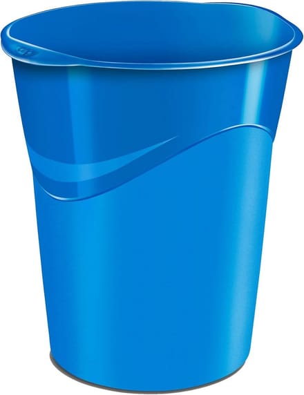 Stijlvolle Kegelvormige Afvalemmer 14 Liter Blauw