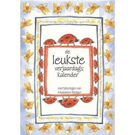 De Leukste Verjaardagskalender - Madeleine Kleinjan 25x18 cm