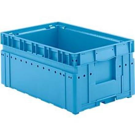 Eurobak C-KLT 6428, polypropeen, B 600 x D 400 mm, tot 50 kg, lichtblauw