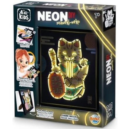 Buki - Neonframe - Thema Maneki Neko - Knutselen - Hobby