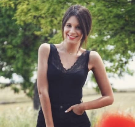 Platino hemd Carla met kant maat M zwart