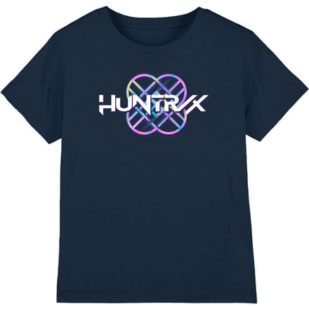K-Pop Demon Hunters Kinder/Kids Pastel Logo T-shirt (Marine)