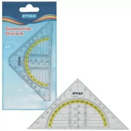 Stylex 10 Geodriehoek breekbaar 37020