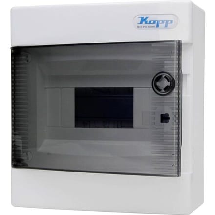 Kopp 350915041 Distributiebehuizing Aantal groepen: 8 Aantal rijen: 1 Inhoud: 1 stuk(s)