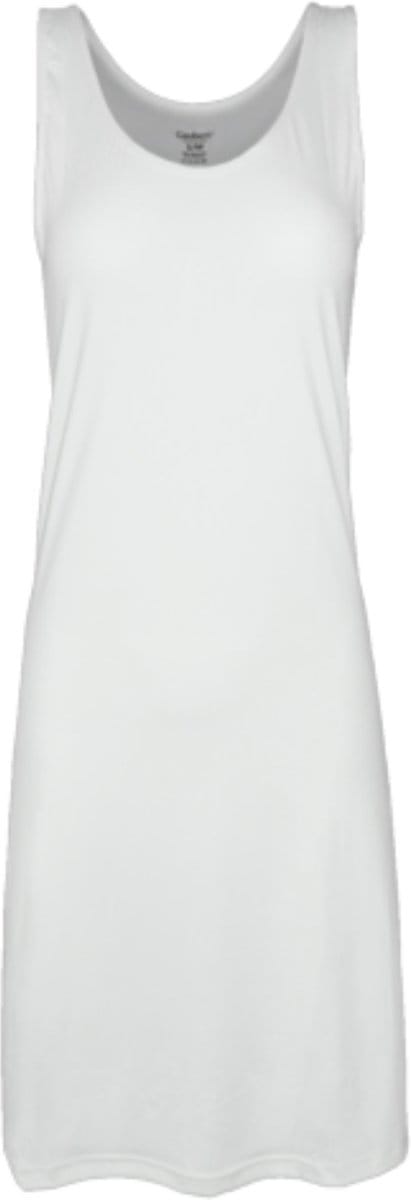 Gaubert Onderjurk Brede Bandjes - Extra lang - S/M - Wit (720)