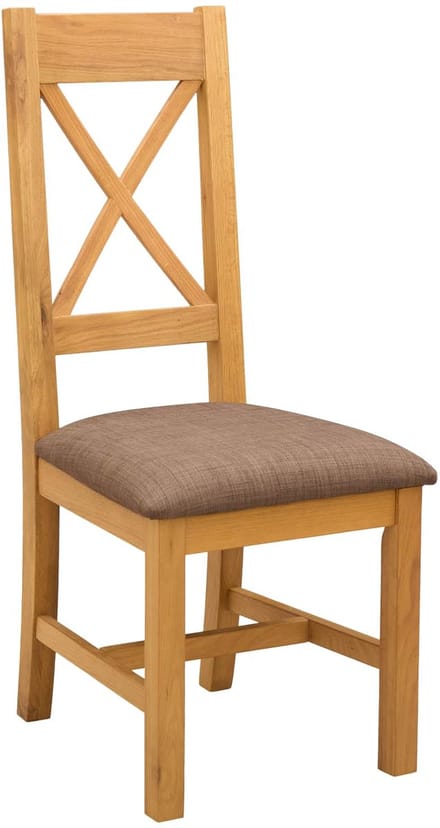 vidaXL Eetkamerstoel 2 st Massief Eikenhout Grijs 45 x 54 x 105 cm
