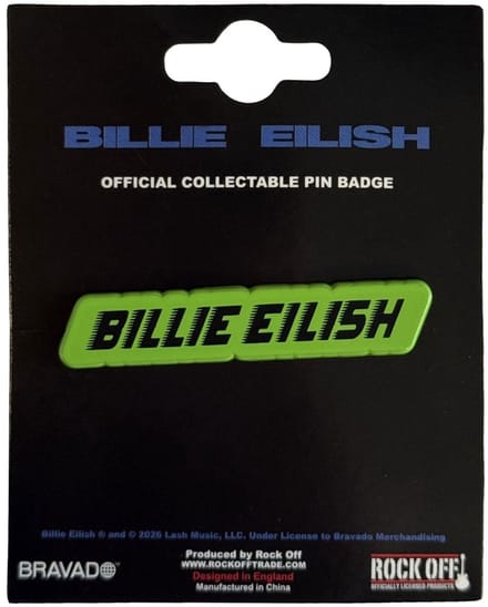 Billie Eilish Racer Logo - Pin