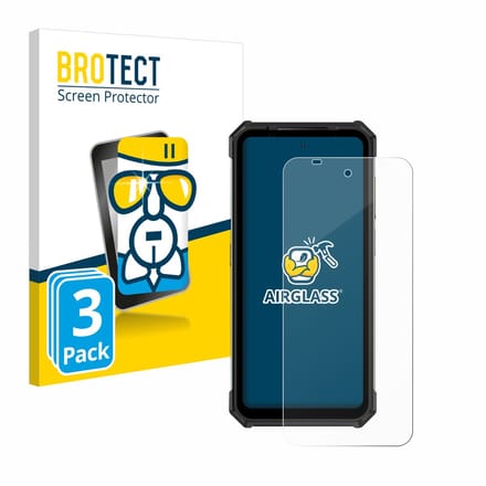 Screenprotector 3 Stuks voor Ulefone Armor 24 Beschermglas transparant