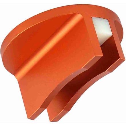 Aluminium Gegroefde Magnetische Krikblok Krikrail Adapter (Oranje) red
