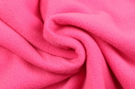 10 meter fleece stof - Fuchsia - 100% polyester