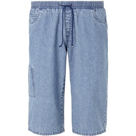 Jan Vanderstorm herren Bermuda - 64 - lichtblauw - Plus Size